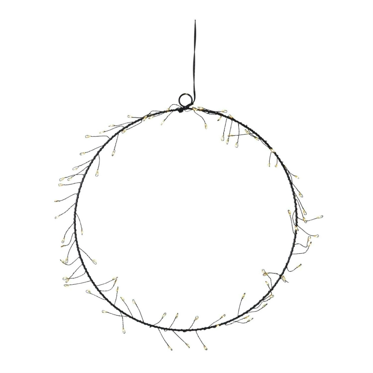 LED Kranz Ring Kreis Wanddeko Hängend Weihnachten 120LED D: 50cm Für Außen 4 LED Kranz Ring Kreis Wanddeko Hängend Weihnachten 120LED D: 50cm Für Außen – Bild 4