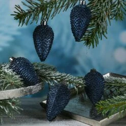 Christbaumschmuck Baumschmuck Tannenzapfen Bruchfest Glitzernd 8cm Blau 6St. 11 Christbaumschmuck Baumschmuck Tannenzapfen Bruchfest Glitzernd 8cm Blau 6St. -VIDAXL Store 70d8b577 20bf 4545 a99b 3c3132a25a4e