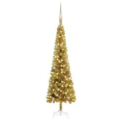 VIDAXL Schlanker Weihnachtsbaum Mit LEDs & Kugeln Golden 120 Cm 11 VIDAXL Schlanker Weihnachtsbaum Mit LEDs & Kugeln Golden 120 Cm -VIDAXL Store 71ba5f79 4660 4e0d b4ba d3c25a226bfd 5