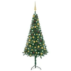 Tarrington House Weihnachtsbaum, Metall/PVC, 165 X Ø 106 Cm, 100 LED, Grün -VIDAXL Store 720e8827 c058 4b05 b048 947f6381b457