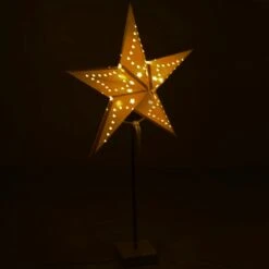 Sternlampe H68cm Inkl. Papierstern Mit Ständer & Kabel Tischlampe Tischleuchte -VIDAXL Store 72b8f8a3 2b26 4198 bea8 0968c9693b60
