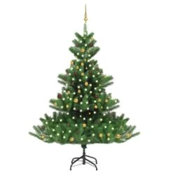 VIDAXL Künstlicher Weihnachtsbaum Mit LEDs 240 Cm Grün -VIDAXL Store 73267df3 da29 4548 b20e 3eb54a7ddb63