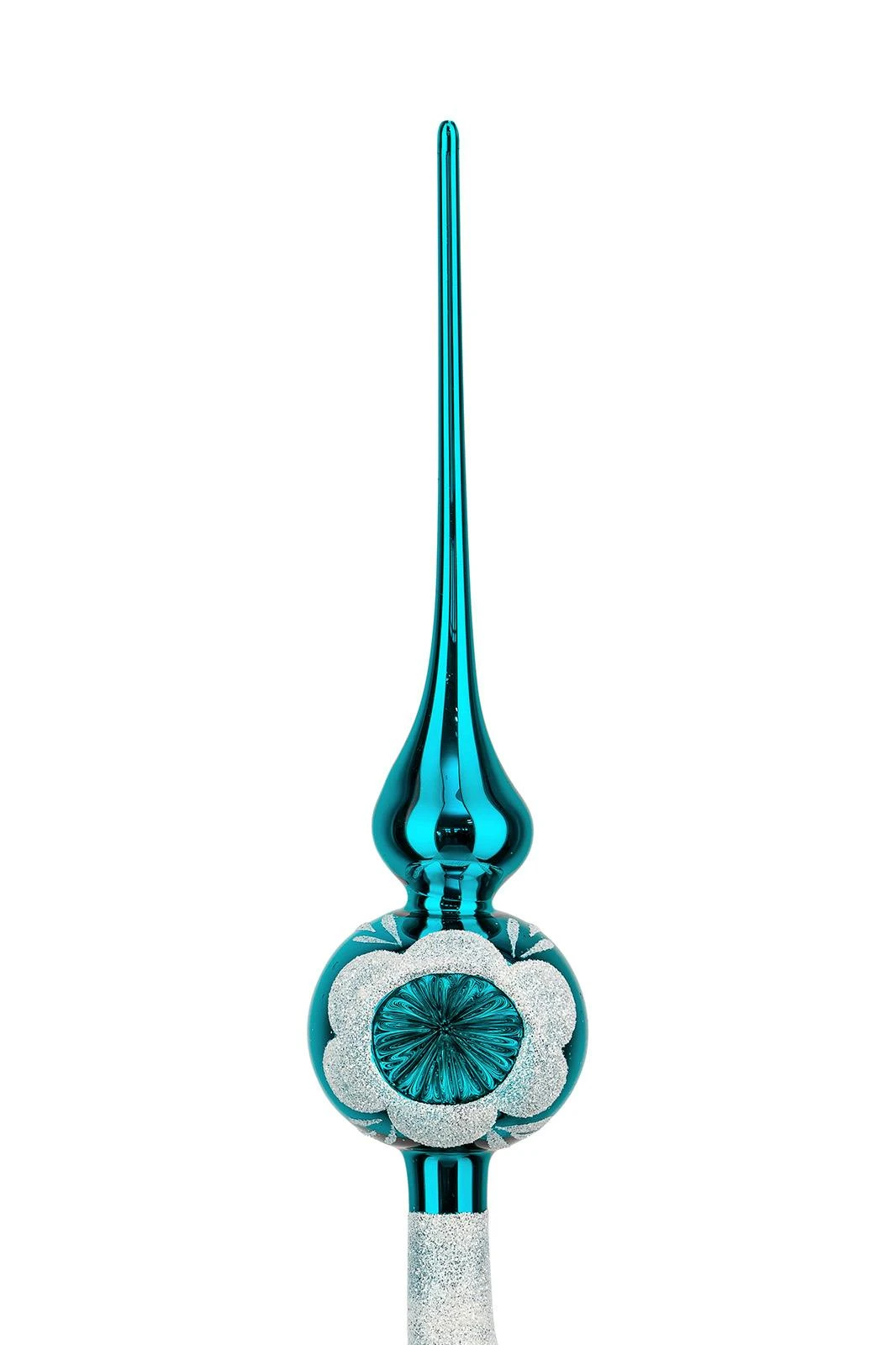 Weihnachtsbaumspitze Groß 35cm In `Vintage Classic Weiss Gold` 4 Weihnachtsbaumspitze Groß 35cm In `Vintage Classic Weiss Gold` – Bild 4