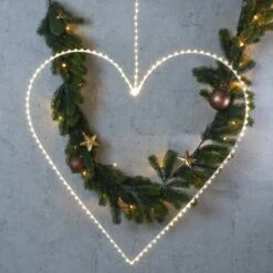 LED Herz Metallherz Mit Drahtlichterkette 155LED Leuchtherz Hängend D: 58cm -VIDAXL Store 758e509a 3fb4 436b 9ba7 79a7d4b58737