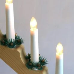 Adventsleuchter Lichterbogen Kerzenbrücke Mit 7 Lichtern Natur -VIDAXL Store 772893b0 d293 4db3 8c64 c8104e33e109