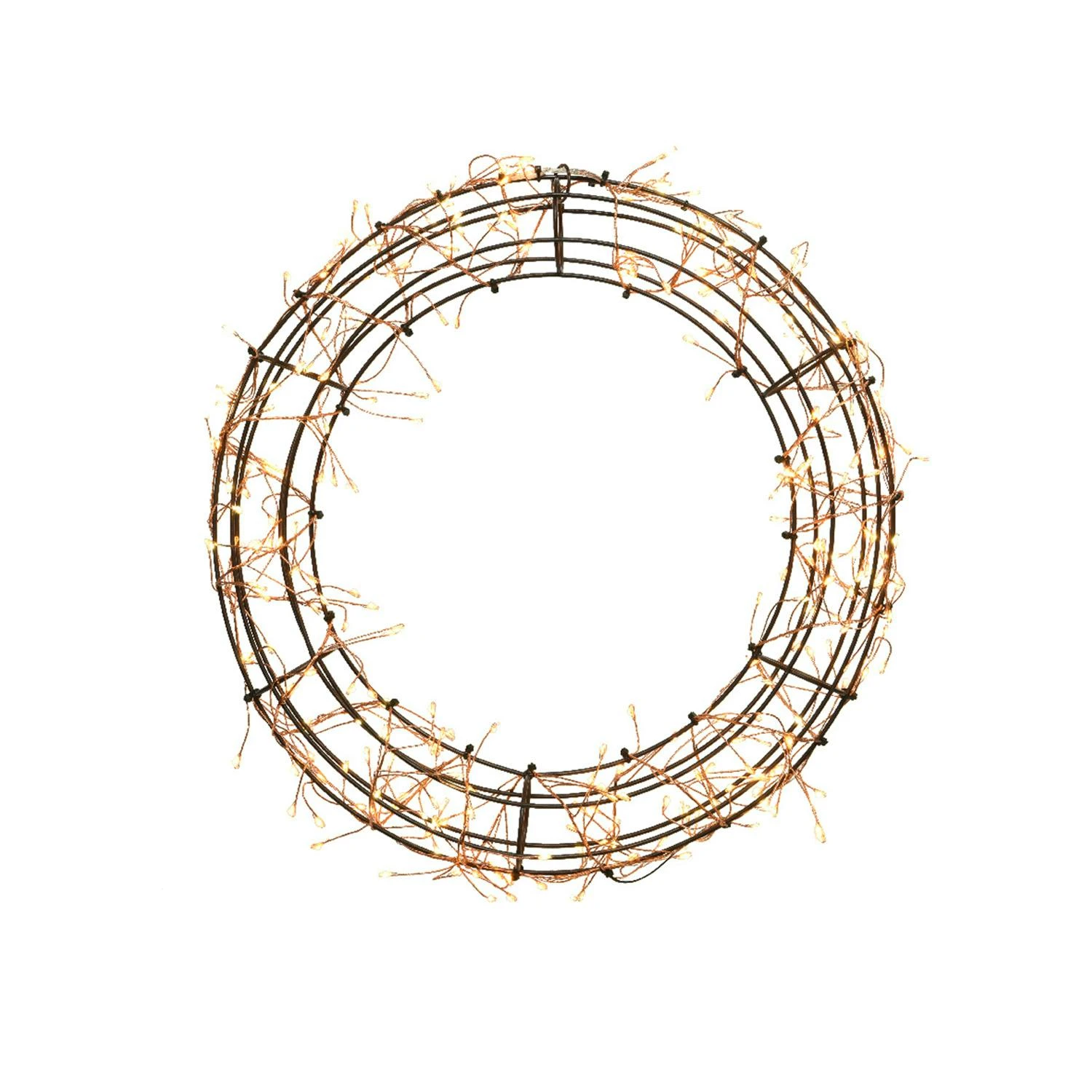 LED Herz Metallherz Mit Drahtlichterkette 120LED Leuchtherz Hängend D: 38cm 5 LED Herz Metallherz Mit Drahtlichterkette 120LED Leuchtherz Hängend D: 38cm – Bild 5