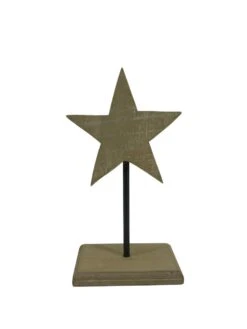 Tarrington House Weihnachtsbaum, Aluminium/ Holz, 17.5 X 6 X 25 Cm, Mit Stern Und Sockel, Silber -VIDAXL Store 7c4304b5 2490 4637 8cee ac11ccbd3906 3