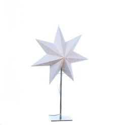 Papierstern Luna Weihnachtsstern Leuchtstern H: 55cm E14 Fassung Inkl.Kabel Weiß -VIDAXL Store 7d3478e0 9e5d 423d b270 18c11478771e