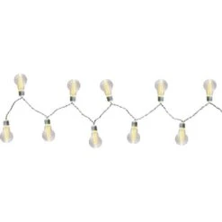 10x LED´s Deko Band Lichterkette Weihnachten XMAS Beleuchtung Zeitschalter 3V