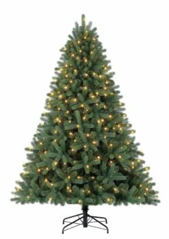 Tarrington House Weihnachtsbaum, Metall/PVC, 165 X Ø 106 Cm, 100 LED, Grün