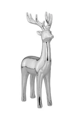Deko Rentier, Mittel, Silberglänzend (12 X 4 X 20,5 Cm) -VIDAXL Store 847c38e4 c76d 44cb adbf d4e014e8be86 4