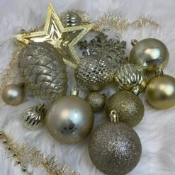 108er Weihnachtskugel-Set Ø3/4/5/6cm Kunststoff -VIDAXL Store 872d57da cd96 40c3 813d f2357ec3c59f