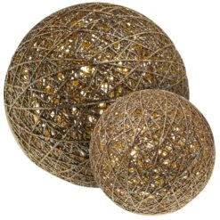 LED Dekokugel Papierkugel Glitzer D: 20cm Weihnachtsdeko Leuchtkugel Gold -VIDAXL Store 87e58a72 b70e 4194 b618 8143d312823f