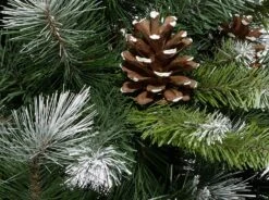 Tarrington House Kranz Mit Schneezapfen, 45 X 45 X 5 Cm, Beschneit Und Mit Zapfen, Grün -VIDAXL Store 89027267 854c 4c81 9ad4 8d101c76369f