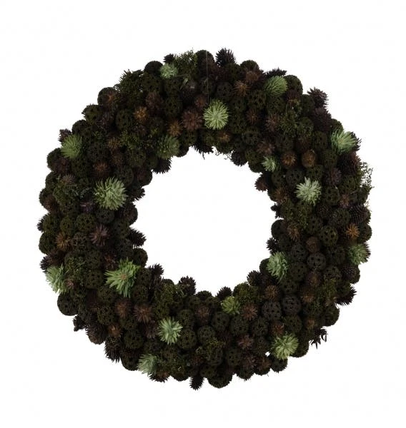 NEU Naturkranz, Rosa / Glitzer, ∅ 37 Cm / Höhe: 6 Cm, "Germany", Handgefertigt 4 NEU Naturkranz, Rosa / Glitzer, ∅ 37 Cm / Höhe: 6 Cm, "Germany", Handgefertigt – Bild 4