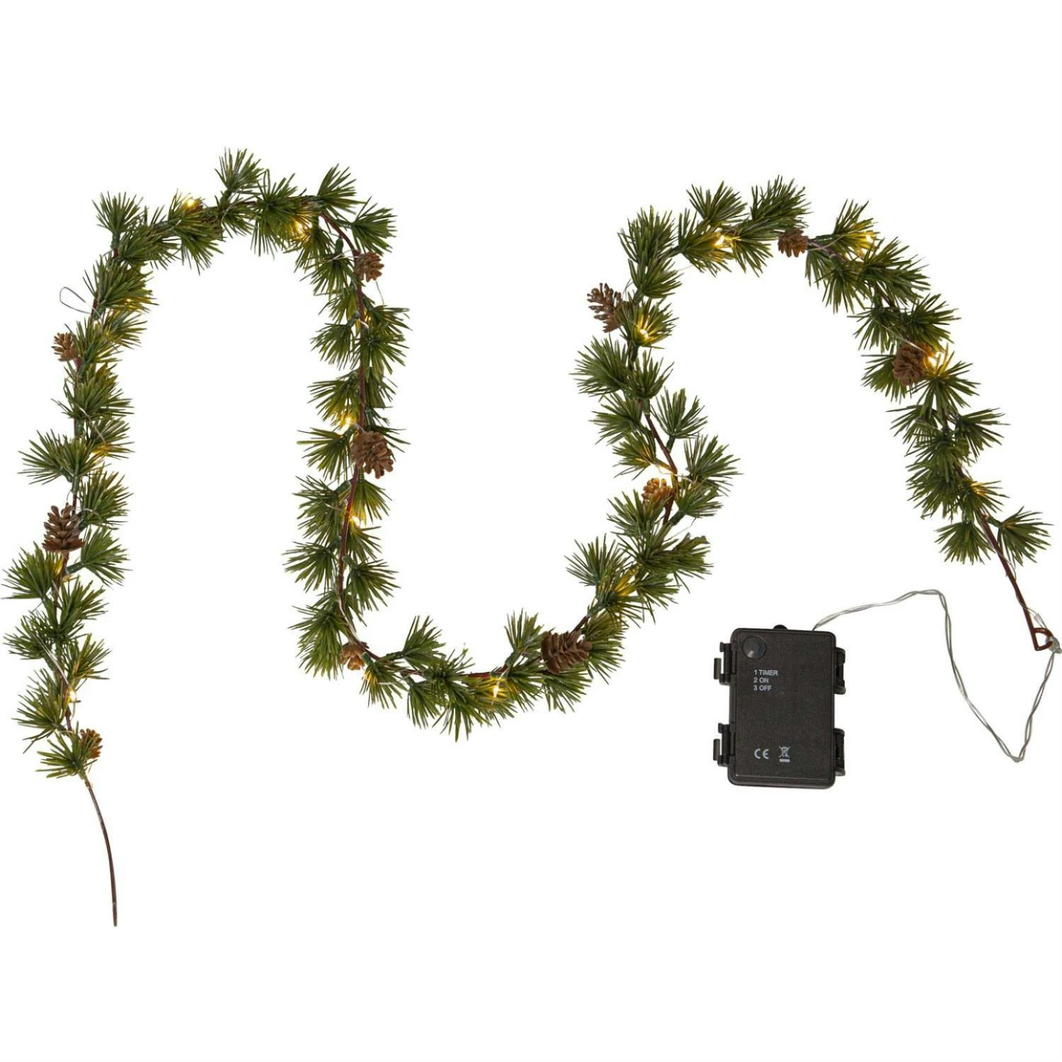 30 LED Weihnachtsgirlande Weihnachtsdeko Türgirlande Tannengirlande Girlande 3 30 LED Weihnachtsgirlande Weihnachtsdeko Türgirlande Tannengirlande Girlande – Bild 3