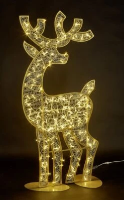 METRO Professional Rentier, Aluminium/ PVC, 80 X 50 X 180 Cm, 206 LED, 15 W, Warmweiß