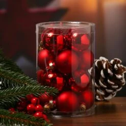 Christbaumkugel Weihnachtskugel Glas D: 3,5cm Glänzend Und Matt Rot 16er Set 12 Christbaumkugel Weihnachtskugel Glas D: 3,5cm Glänzend Und Matt Rot 16er Set -VIDAXL Store 8e09c9f3 49ed 4904 ae89 eed857c70a0c