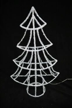 Tarrington House Acryl-Weihnachtsbaum, Metall/ PVC/ Kupfer, 18 X 44 X 71 Cm, 50 LED, 1.4 W, Warmweiß
