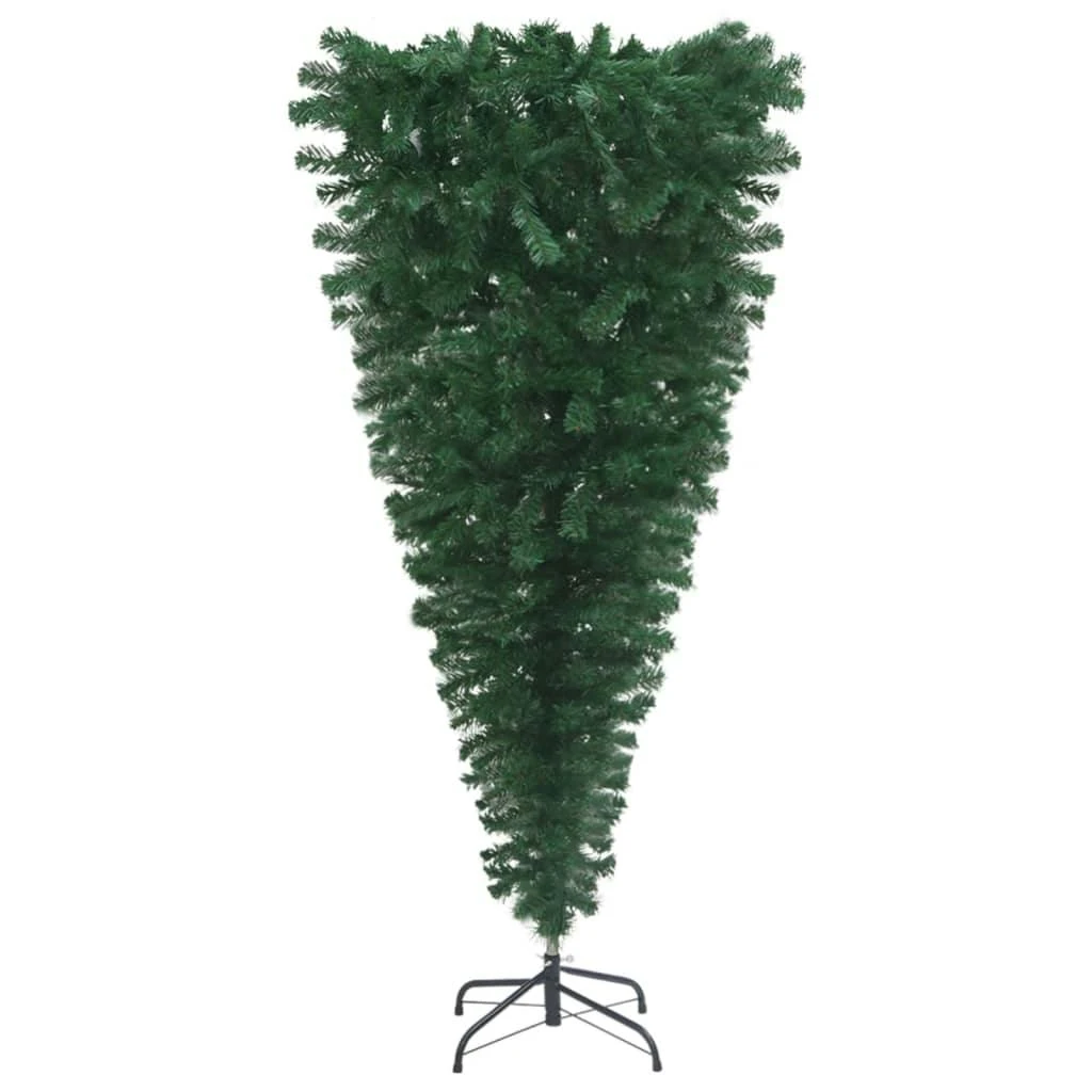VIDAXL Künstlicher Weihnachtsbaum Kopfüber Mit LEDs & Kugeln 150 Cm 3 VIDAXL Künstlicher Weihnachtsbaum Kopfüber Mit LEDs & Kugeln 150 Cm – Bild 3