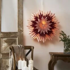 Papierstern Eisblume Weihnachtsstern Faltstern 50cm Dekostern Leuchtstern Rosa -VIDAXL Store 8f24b5ef 400f 453c a32e fe1a66ba1eaa