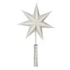 Baumspitze Papierstern Isa Tannenbaumspitze H: 33cm Weihnachtsdeko Weiß
