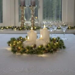 LED Tannenkranz Zapfen Türkranz Beleuchtet Weihnachtskranz Timer Für Außen 40cm -VIDAXL Store 93d82f83 3831 42b8 900a 88cdbbe2b6de