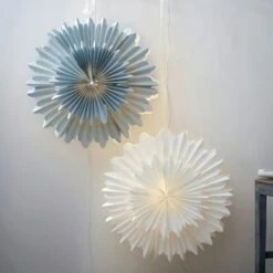 Papierstern Crystal Weihnachtsstern Faltstern D: 50cm 2-lagig Dekostern Blau -VIDAXL Store 979fef6e 46cf 4639 b30e 6d6aee5e21dc