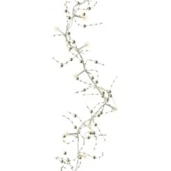 LED Lichterkette Perlen 20 Warmweiße LED L: 0,95m Dekoration Weiße Perlen -VIDAXL Store 98a6f7a4 7ffa 4ed8 b9be b08b50419751 1