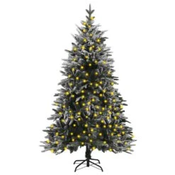 VIDAXL Künstlicher Weihnachtsbaum Mit Schnee Und LEDs 120 Cm PVC & PE -VIDAXL Store 9ab61d6d 1c0c 486a a8c5 f102760d056e 1