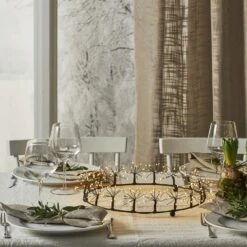 LED Lichtkranz Flower Fenster Türschmuck 270 Dew Drop LED D:30cm F.Innen Schwarz -VIDAXL Store 9d926796 b863 40fa b150 1de33bef1361