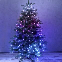 LED Baummantel Lichterkette 12 Stränge 252LED Bunt 13Funkt. Fernbedienung 2,1m -VIDAXL Store a16f9267 8a98 4a42 a461 2686f5ac8c89