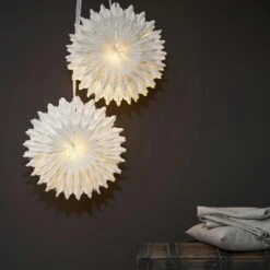 Papierstern Weihnachtsstern Faltstern D: 50cm Dekostern Fensterschmuck Weiß -VIDAXL Store a63cf15b b1fc 4b9f a775 136595a5849c