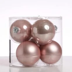 Christbaumkugel Weihnachtskugel Baumkugel Glas D: 8cm Glänzend Matt Rot 6er Set -VIDAXL Store a9765a02 2086 4f9b 8955 3c65bbfc2222 4