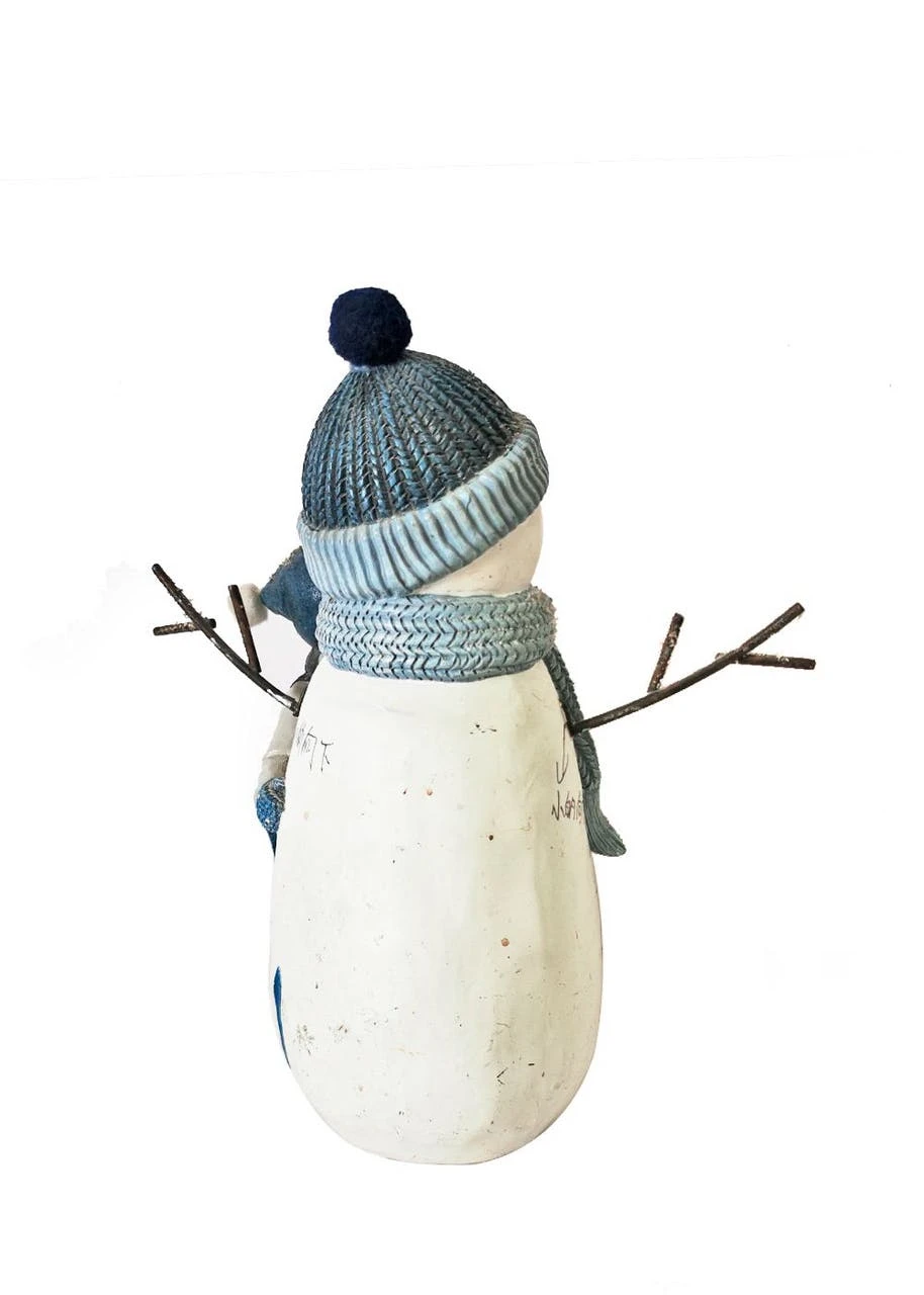 Tarrington House Schneemann Mit Kind, Polyresin, 20 X 10 X 21 Cm, Mit Schneeflockenmustern 6 Tarrington House Schneemann Mit Kind, Polyresin, 20 X 10 X 21 Cm, Mit Schneeflockenmustern – Bild 6