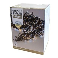 LED Cluster-Lichterkette 1152 LED-Lichter / 8,5m / Kalt-warmweißer LED Lichter-Mix / In- & Outdoor -VIDAXL Store a9def04a adc8 4bee b492 fbc90370745b