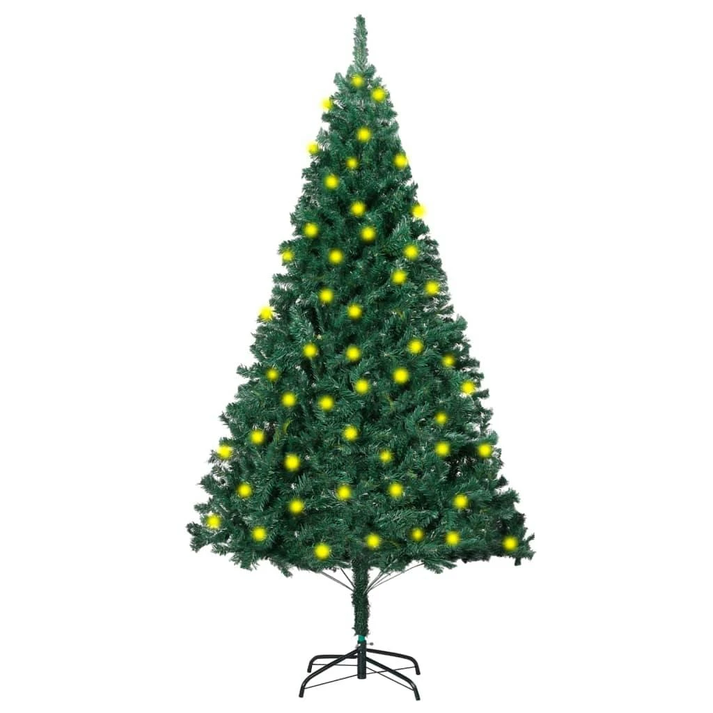 VIDAXL Künstlicher Weihnachtsbaum Mit LEDs Dicke Zweige Grün 210 Cm 3 VIDAXL Künstlicher Weihnachtsbaum Mit LEDs Dicke Zweige Grün 210 Cm – Bild 3