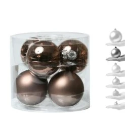 Christbaumkugel Weihnachtskugel Glas D: 8cm Glänzend Matt Braun 6er Set 13 Christbaumkugel Weihnachtskugel Glas D: 8cm Glänzend Matt Braun 6er Set -VIDAXL Store b039b9d7 9bd4 4bde 8b28 496846ffe207