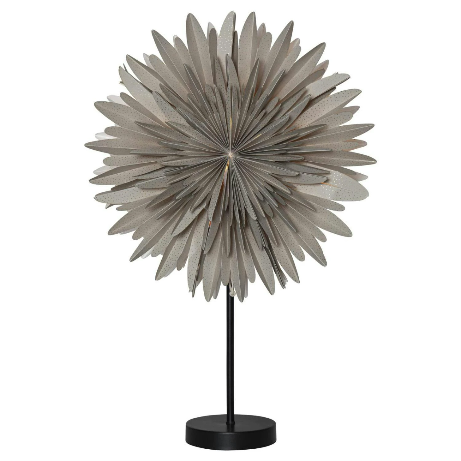 Papierstern Weihnachtsstern Leuchtstern Inkl. E14 Fassung Kabel Fensterdeko Weiß 2 Papierstern Weihnachtsstern Leuchtstern Inkl. E14 Fassung Kabel Fensterdeko Weiß – Bild 2