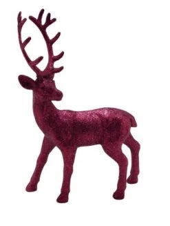 Hirsch, Rosa / Glitzer, 24 X 15 X 5 Cm, "Germany", Handgefertigt -VIDAXL Store b0d19d68 b9b5 4a0b 9dd6 b5432c0740a1 6