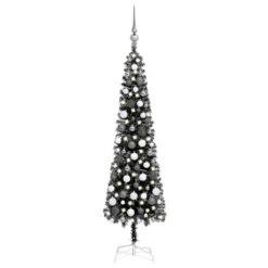 VIDAXL Schlanker Weihnachtsbaum Mit LEDs & Kugeln Weiß 120 Cm 11 VIDAXL Schlanker Weihnachtsbaum Mit LEDs & Kugeln Weiß 120 Cm -VIDAXL Store b1487748 05a3 47f5 870b 350933f87e45 1