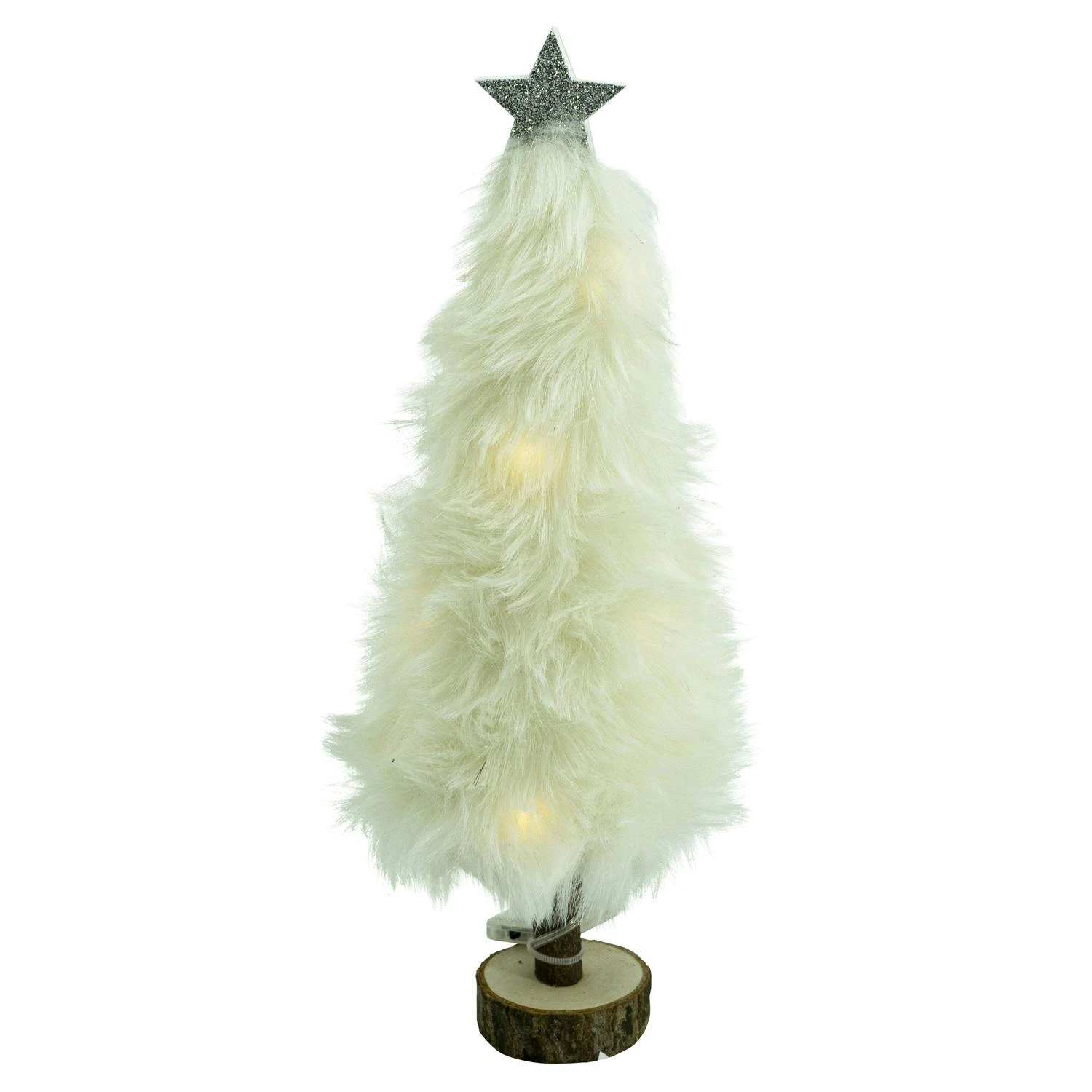 LED Dekobaum PLÜSCH Mit Sternspitze Plüschfell Leuchtend H: 27,5cm Batterie Rosa 2 LED Dekobaum PLÜSCH Mit Sternspitze Plüschfell Leuchtend H: 27,5cm Batterie Rosa – Bild 2