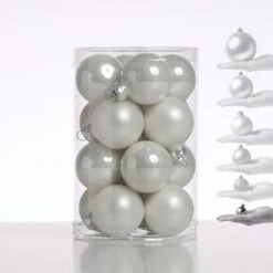 Christbaumkugel Weihnachtskugel Glas D: 3,5cm Glänzend Und Matt Weiß 16er Set 8 Christbaumkugel Weihnachtskugel Glas D: 3,5cm Glänzend Und Matt Weiß 16er Set -VIDAXL Store b436d099 8c40 400b 8fd9 01419a8e8810