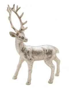 Hirsch, Rosa / Glitzer, 31,5 X 20 X 7 Cm, "Germany", Handgefertigt -VIDAXL Store b63ef5f5 339a 4f26 aaca 34fd7fda7e88 2