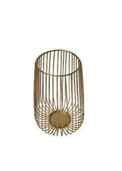 Tarrington House Laterne, Eisen, 21 X 21 X 33 Cm, Gold -VIDAXL Store bb5f2f0f 885c 4f0e 9c28 ed7479759b88