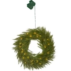 LED Tannenkranz Thuja Türkranz Beleuchtet Weihnachtskranz Timer Für Außen 45cm -VIDAXL Store bb9ecf85 6bb5 4198 83d5 06daba3dd870