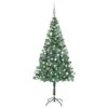 VIDAXL Künstlicher Weihnachtsbaum Mit LEDs Kugeln Zapfen 180 Cm