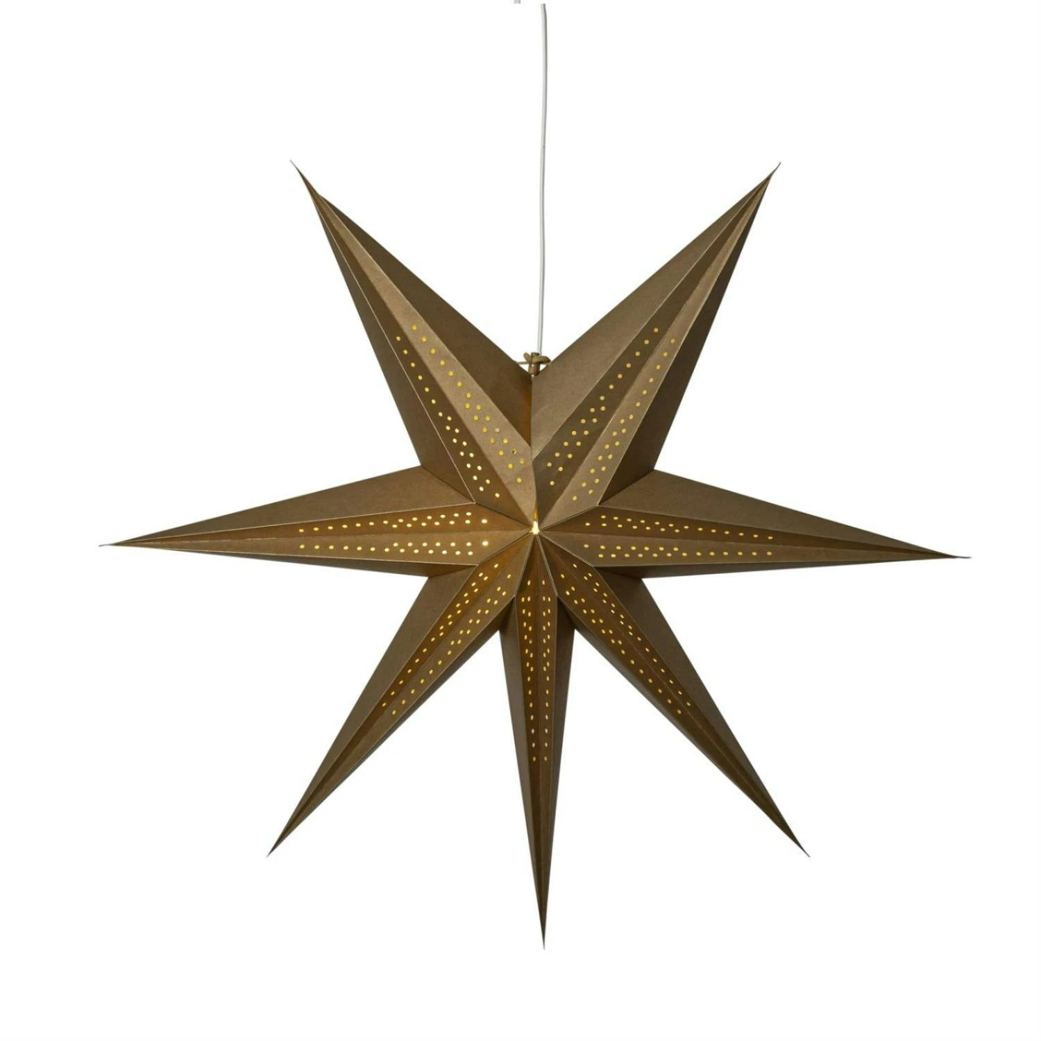 Papierstern Point Leuchtstern Weihnachtsstern Advent Faltstern Hängend 60cm Gold 1 Papierstern Point Leuchtstern Weihnachtsstern Advent Faltstern Hängend 60cm Gold