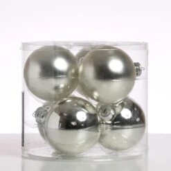 Christbaumkugel Weihnachtskugel Erstes Weihnachten Baumkugel Glas Geschenk 10cm -VIDAXL Store be3c73cb 7f48 4181 8c66 bb61228be415 1