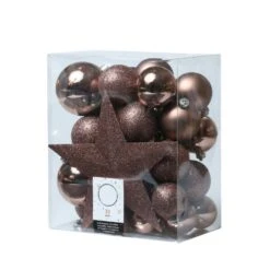 Christbaumkugel Weihnachtskugel Bruchfest Glänzend Matt Glitzernd Braun 26er -VIDAXL Store c0a8ee98 157b 43c6 9c2c 0ab62af3c976 1